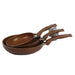 Heavy Granite 3Pcs Fry Pan Set Brown Kitchenware