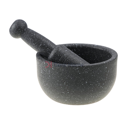 Granite Mortar And Pestle Gray Kitchenware