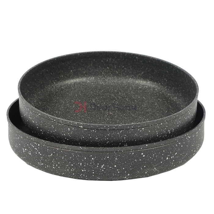 German Granite Round Tray Set 32+36Cm Kitchenware