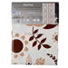 Karina Peva Shower Curtain Brown Flower / White Bathware