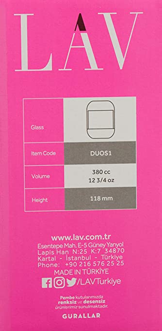 LAV Duo Food Container W/Lid 380cc