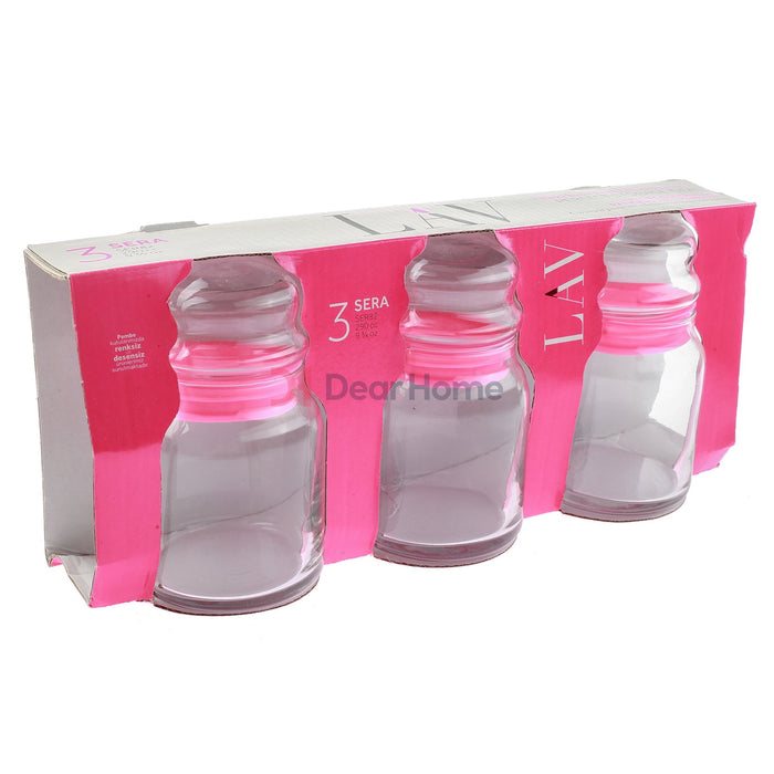 Lav Sera 3Pcs Glass Jar Kitchenware