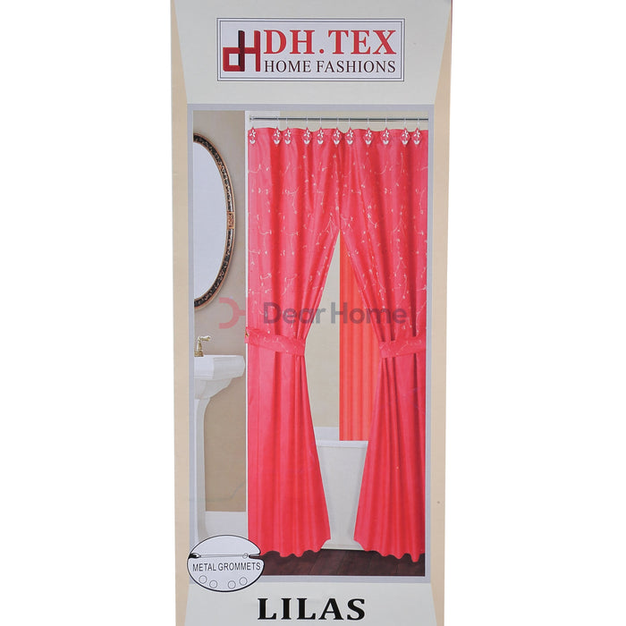 Lilas Double Fabric Shower Curtain Bathware