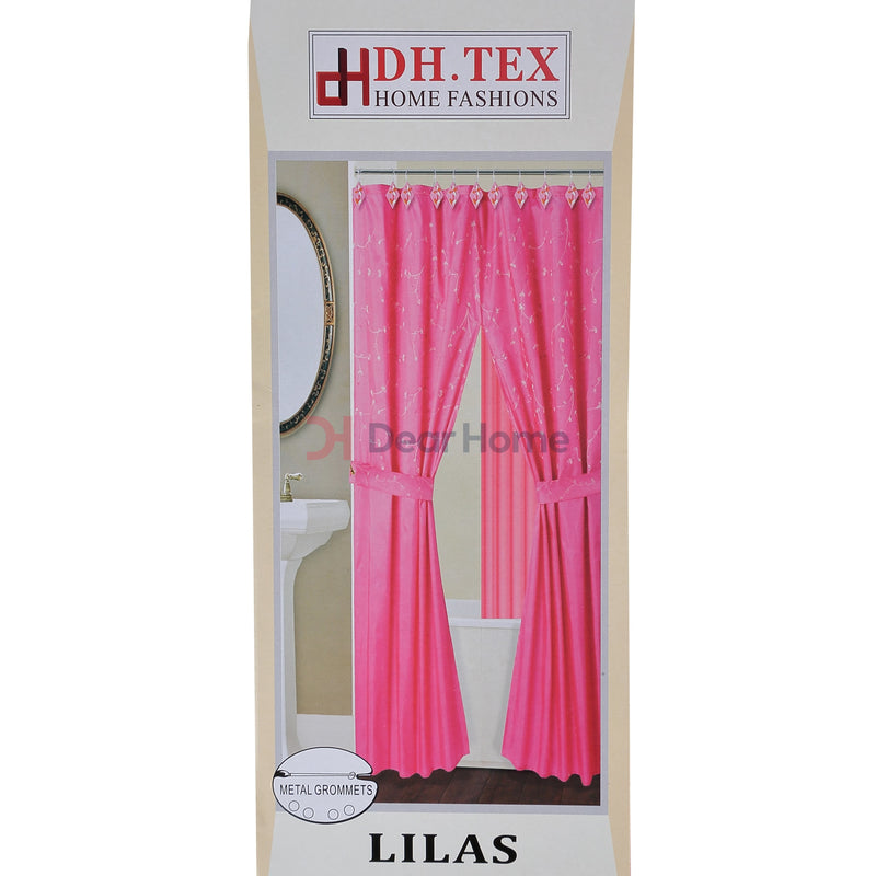 Lilas Double Fabric Shower Curtain Bathware