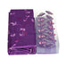 Lilas Double Fabric Shower Curtain Purple Bathware