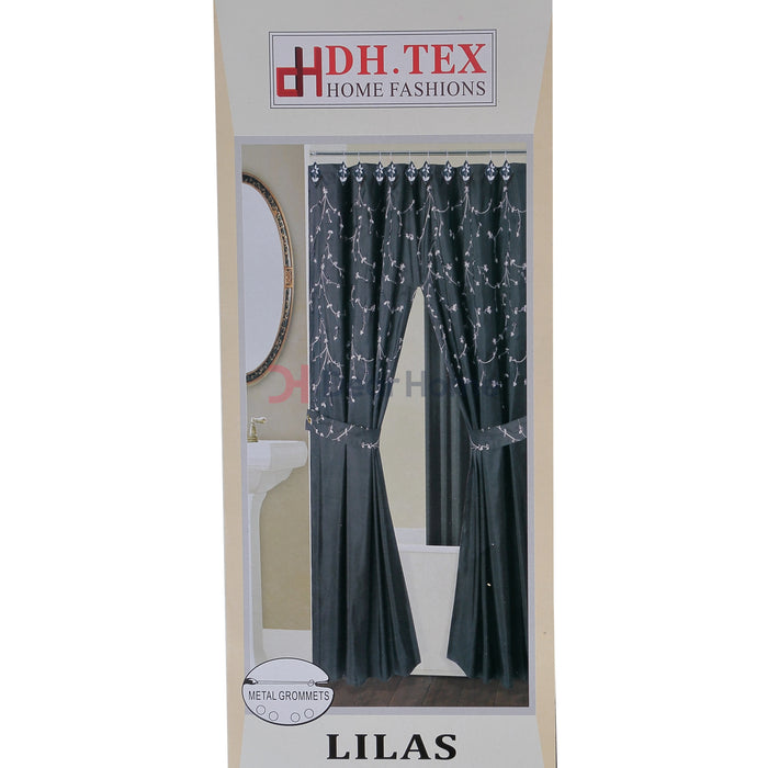 Lilas Double Fabric Shower Curtain Bathware