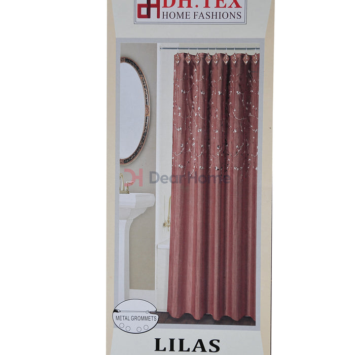 Lilas Single Fabric Shower Curtain Bathware