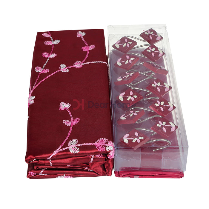 Lilas Single Fabric Shower Curtain Bathware