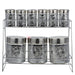 Stainless Flower 9 Pcs Spice Set + Stand Kitchenware