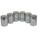 Stainless Flower Large Spice Shaker 6 Pcs Kitchenware