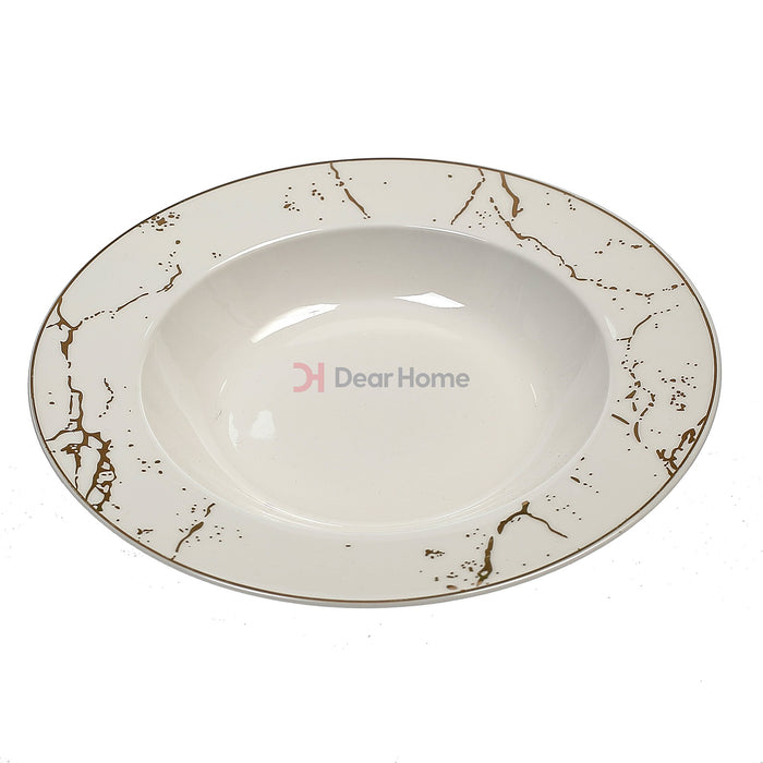 White Marble 26Pcs Dinner Set