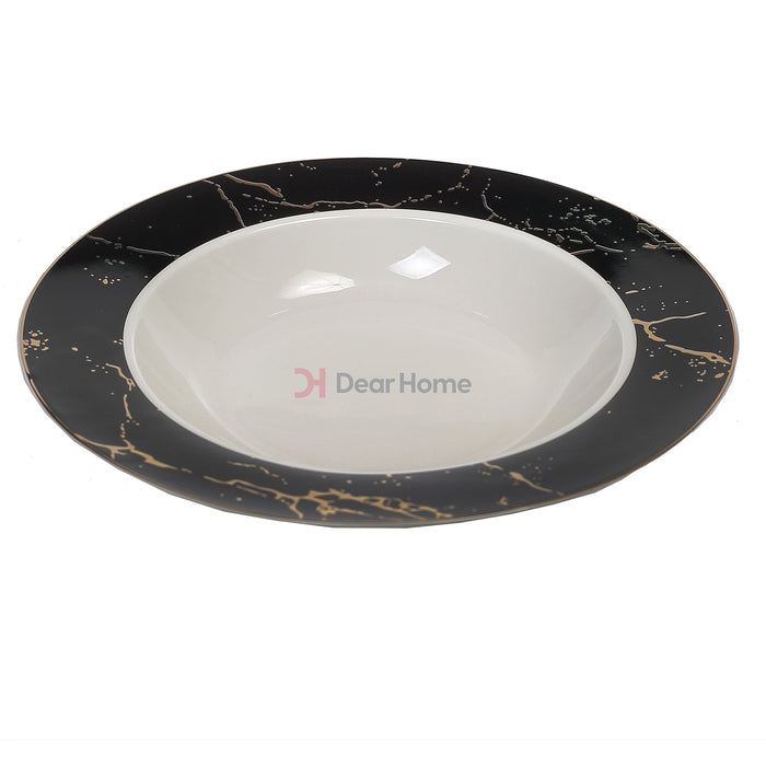 Black Marble 26Pcs Dinner Set