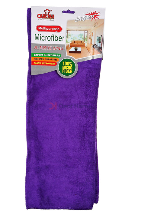 Velour Microfibre Floor Towel 50*80Cm Purple Houseware