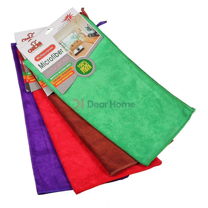 Velour Microfibre Towel 40*40Cm 1Pc Houseware