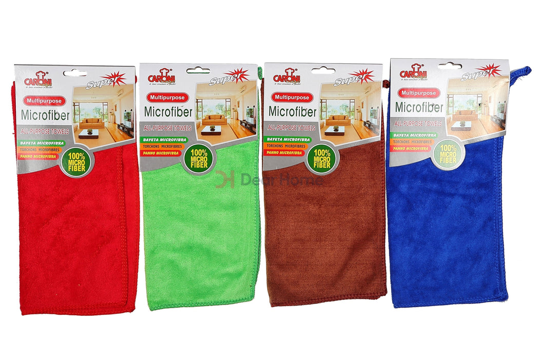 Velour Microfibre Towel 30*30Cm 1Pc Houseware