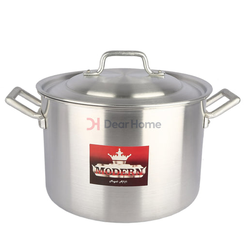 Modern Aluminium 35Cm / 23L Pot With Lid Kitchenware