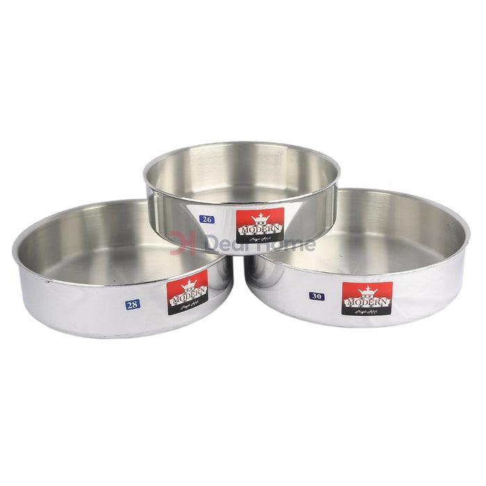 Modern 26/28/30Cm Round Oven Tray Set Kitchenware