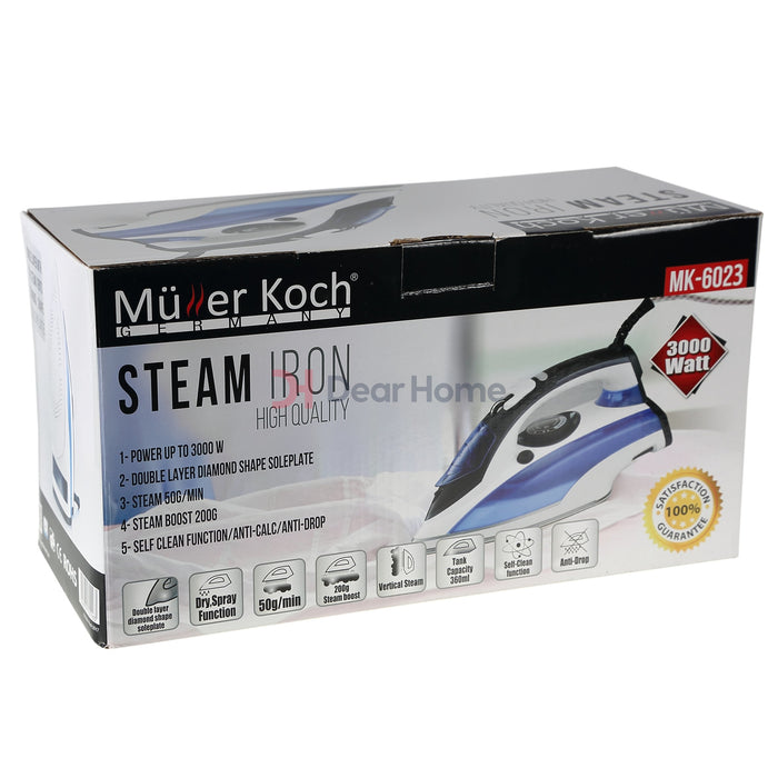 Muller Koch Steam Iron 3000W Electric