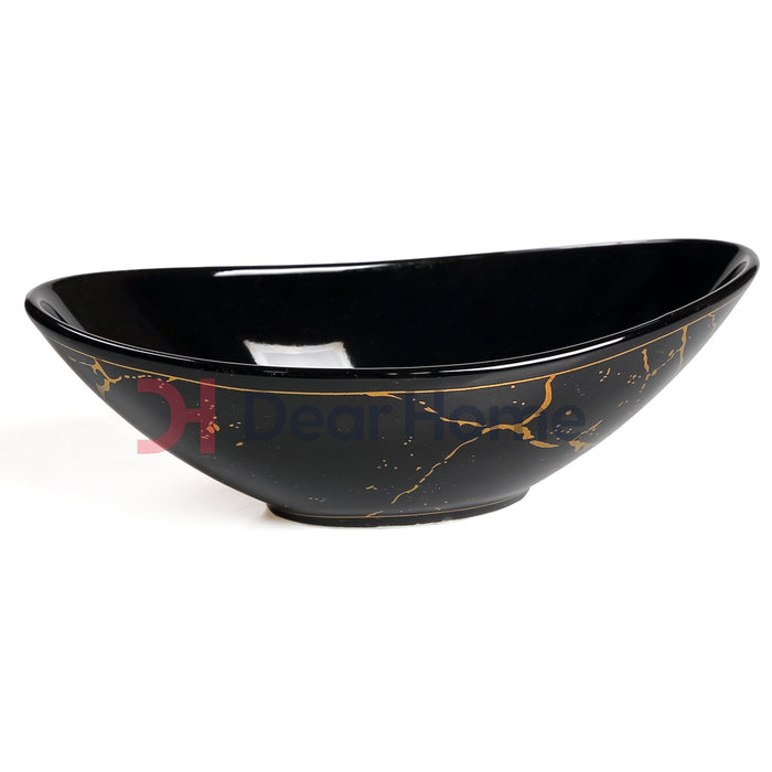 Black Marble Deluxe Nut Bowl 6pcs