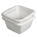 Plastic Bowl With Strainer White Kitchenware