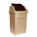 Plastic 10L Toilet Dustbin Beige Bathware