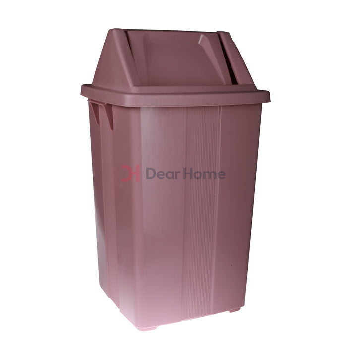 Plastic 20L Kitchen Dustbin Pink Bathware