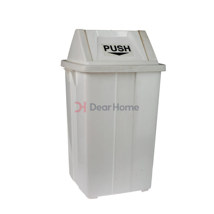 Plastic 20L Kitchen Dustbin White Bathware