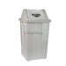 Plastic 20L Kitchen Dustbin White Bathware