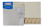 Pvc Shower Curtain With Hooks Beige Bathware