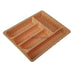 Plastic Rattan Cutlery Drawer Beige Kitchenware