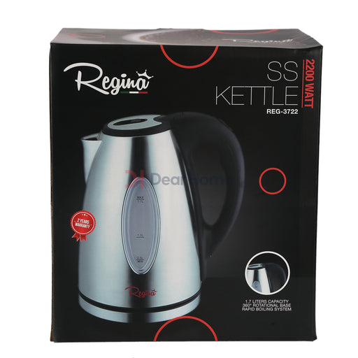 Regina Stainless Water Kettle 1.7L 2200W Electric