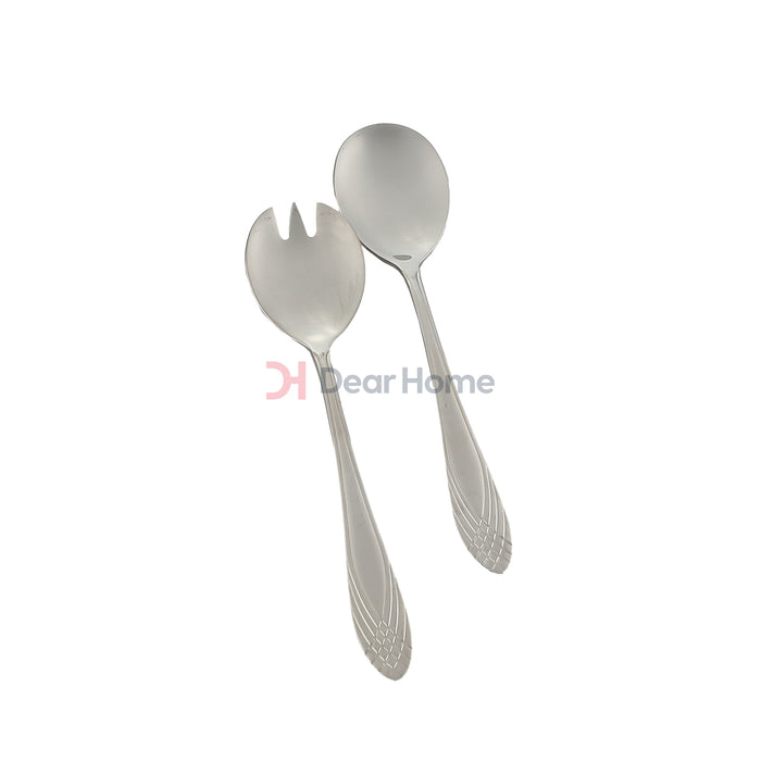 Serving Salad Set Ct49 Tableware