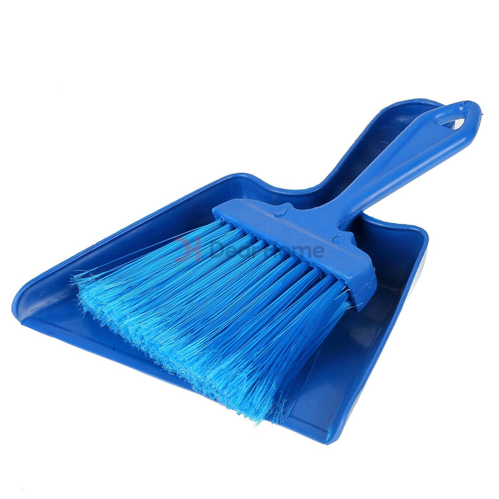 Small Dust Pan With Brush Blue Houseware