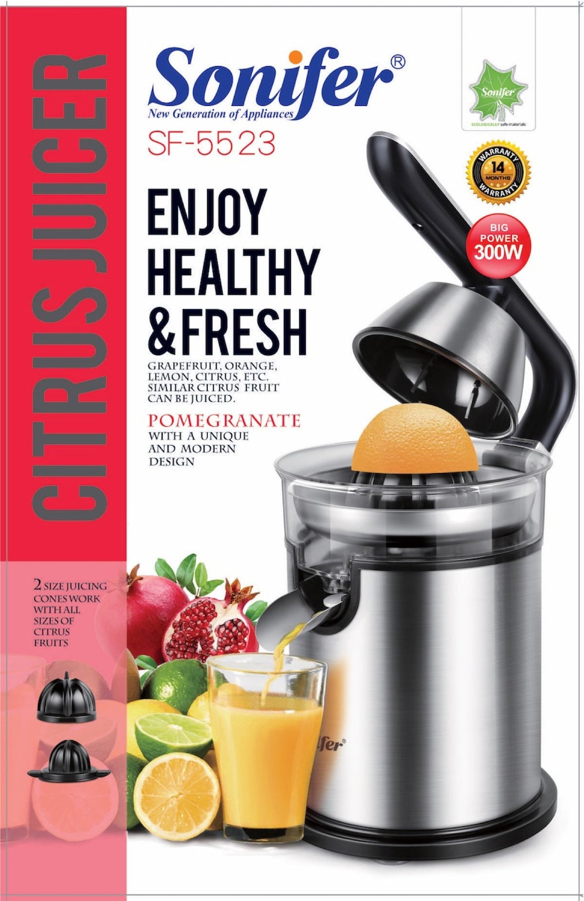 Sonifer Electric Citrus Juicer 300W SF-5523 — Dear Home