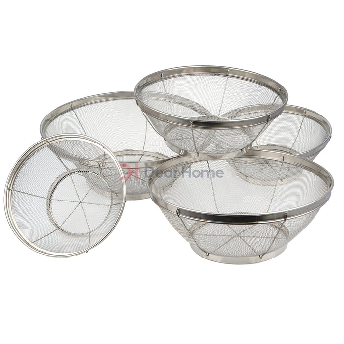 Stainless 5Pcs Strainer Set Kitchenware