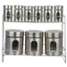 Stainless 9 Pcs Spice Set With Stand Kitchenware