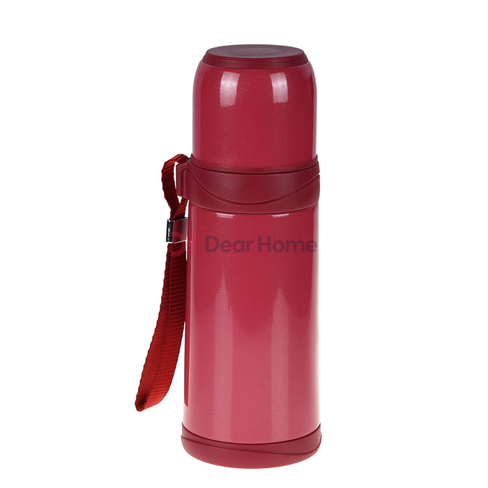 Stainless Matt Color Thermos 350Ml Red Kitchenware