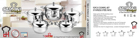 Stainless Cookpot 5Pcs Set 18/26Cm Kitchenware