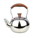 Stainless Tea Kettle Granite Handle 1.0L Brown Kitchenware