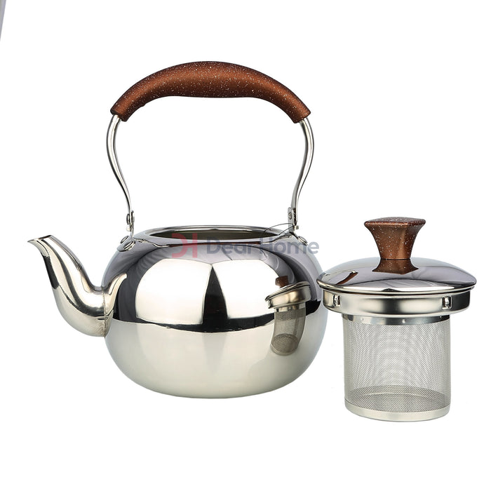 Stainless Tea Kettle Granite Handle 1.0L Kitchenware