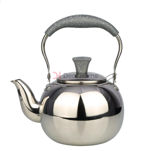 Stainless Tea Kettle Granite Handle 1.0L Gray Kitchenware