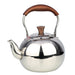 Stainless Tea Kettle Granite Handle 1.5L Brown Kitchenware