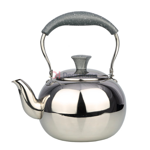 Stainless Tea Kettle Granite Handle 1.5L Gray Kitchenware
