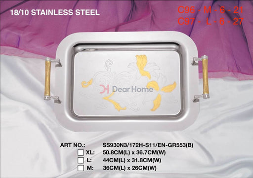 Stainless Steel Large Serving Tray Houseware