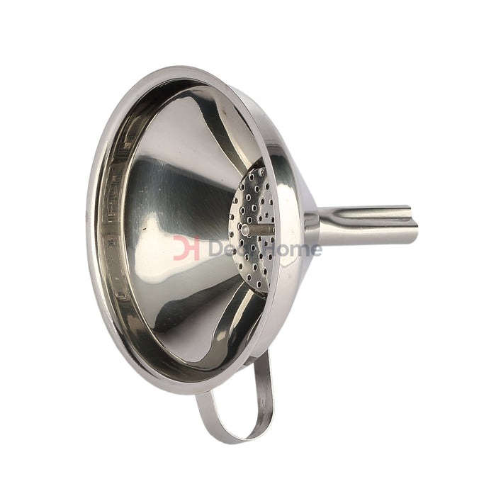 Stainless Oil Funnel With Filter Kitchenware