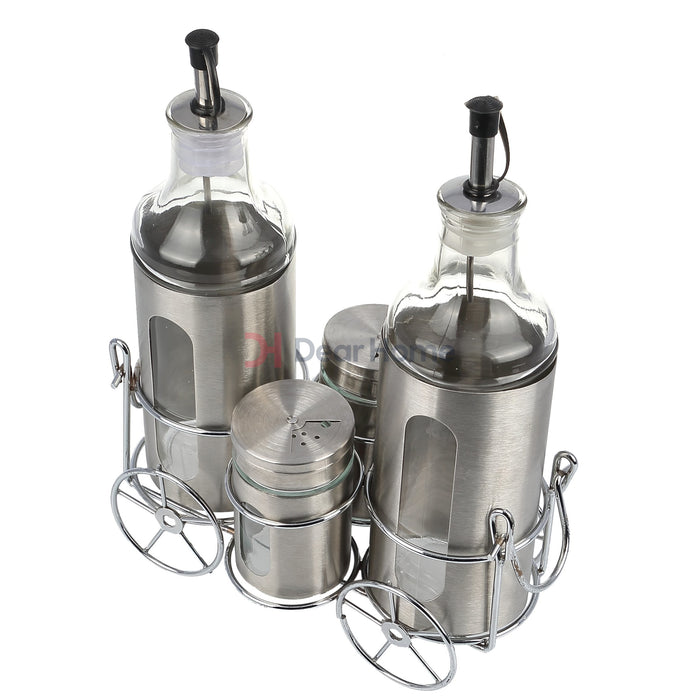 Stainless Oil & Vinegar Roller Set Kitchenware