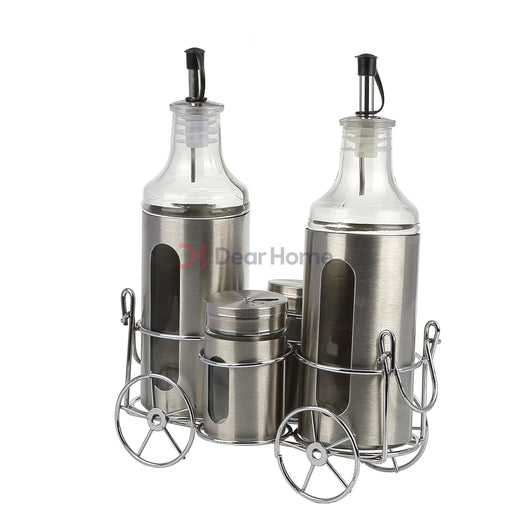 Stainless Oil & Vinegar Roller Set Kitchenware