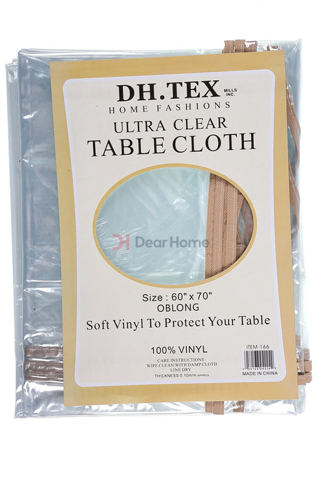 Clear Table Cloth 150*180Cm Camel Houseware