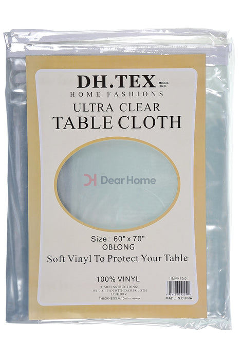 Clear Table Cloth 150*180Cm White Houseware