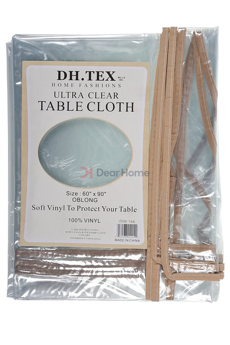 Clear Pvc Table Cloth 150*225Cm Camel Houseware